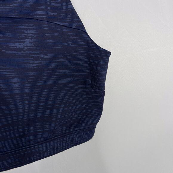 Outdoor Voices Womens Medium M Navy Blue Move Free Spacedye Racerback Sports Bra - Picture 4 of 8